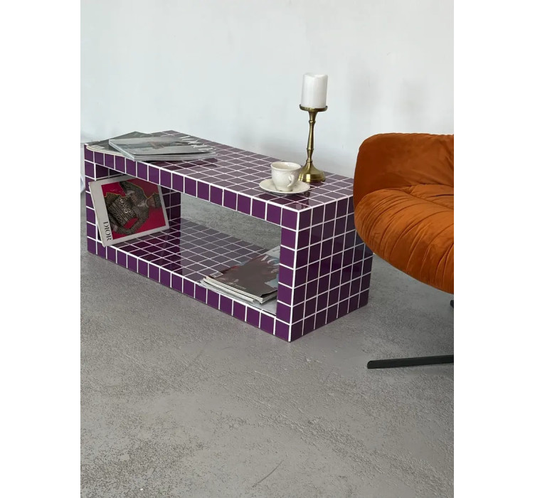 Столик для телевізора Cube Flat TV Table 95/40 см. Tile 5 cм3